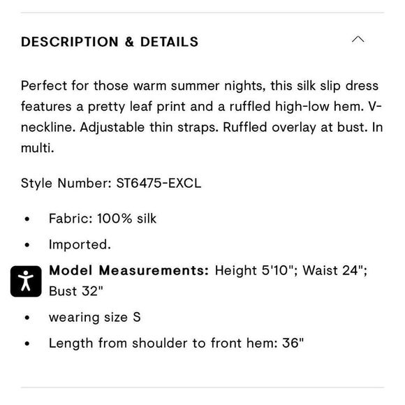 INTERMIX RUFFLED HIGH-LOW DRESS LAYLA NAVY LEAF PRINT SILK SIZE SMALL - Picture 13 of 13